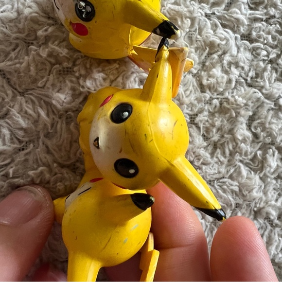 Tomy 1990’s Lot of 3 Pikachu Figurines | Pokemon Collectibles | Retro Toys - Picture 11 of 15